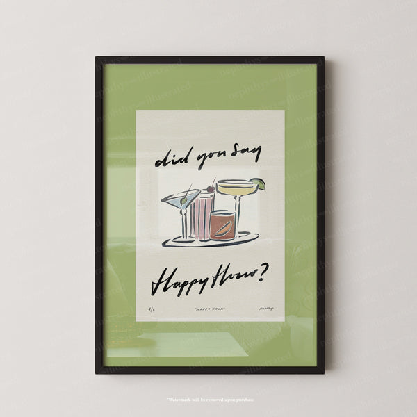 Happy Hour Print
