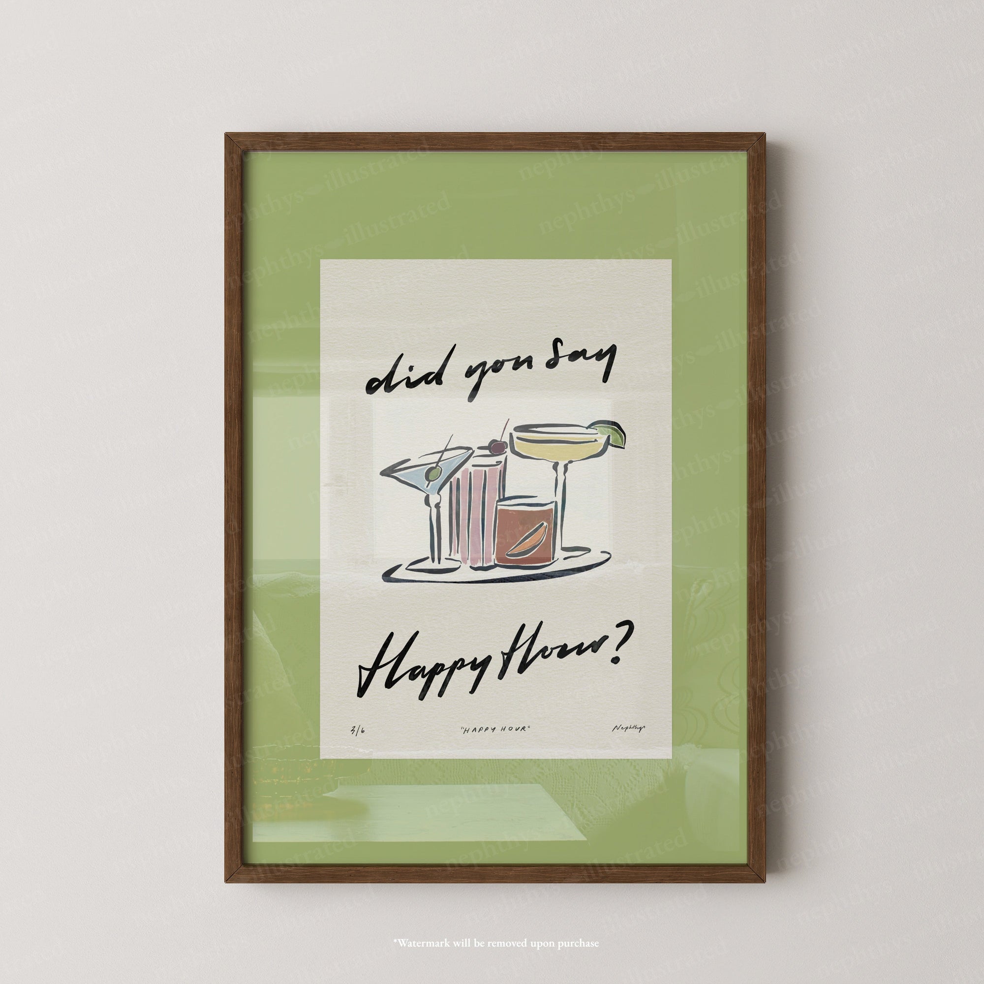 Happy Hour Print