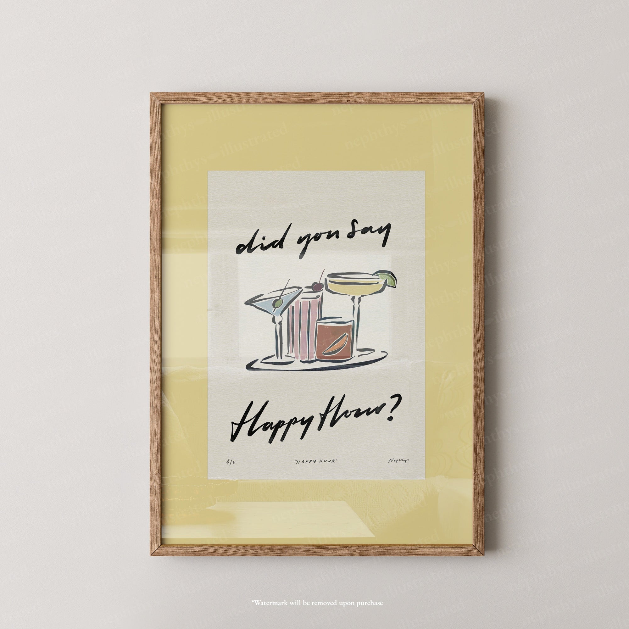 Happy Hour Print