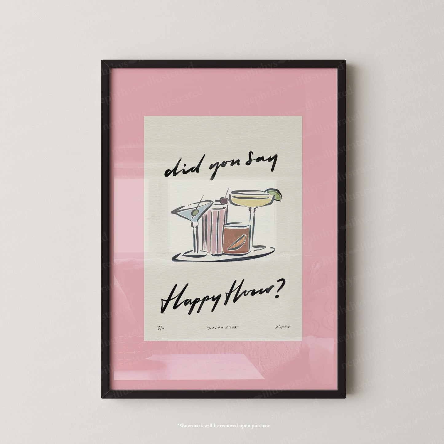 Happy Hour Print
