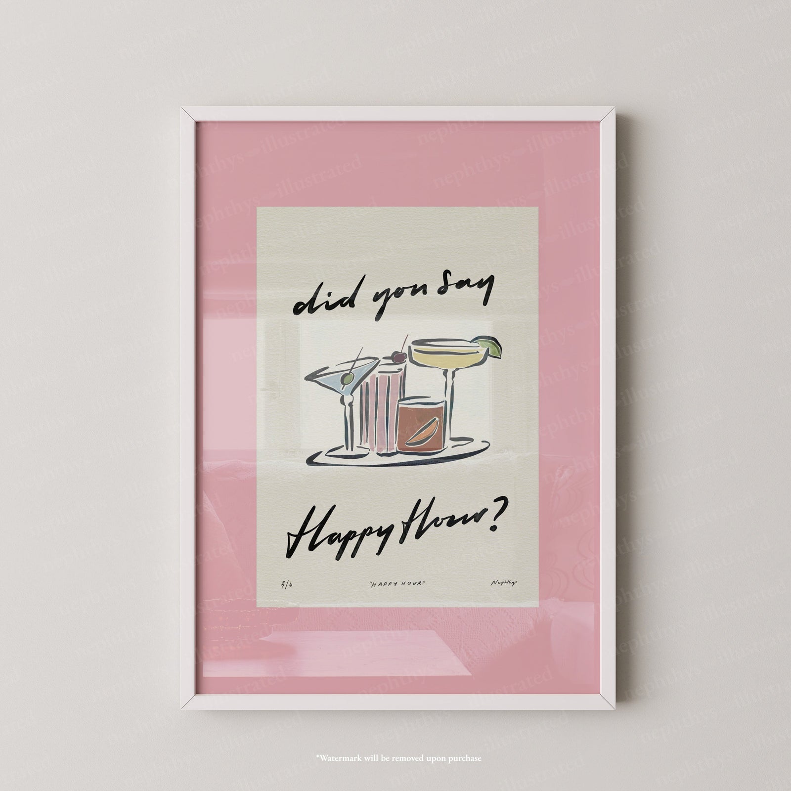 Happy Hour Print