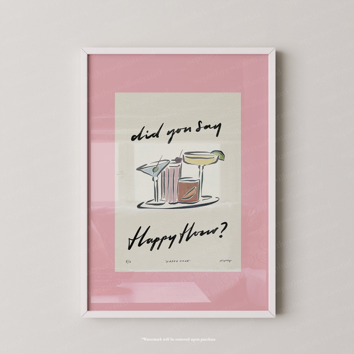 Happy Hour Print