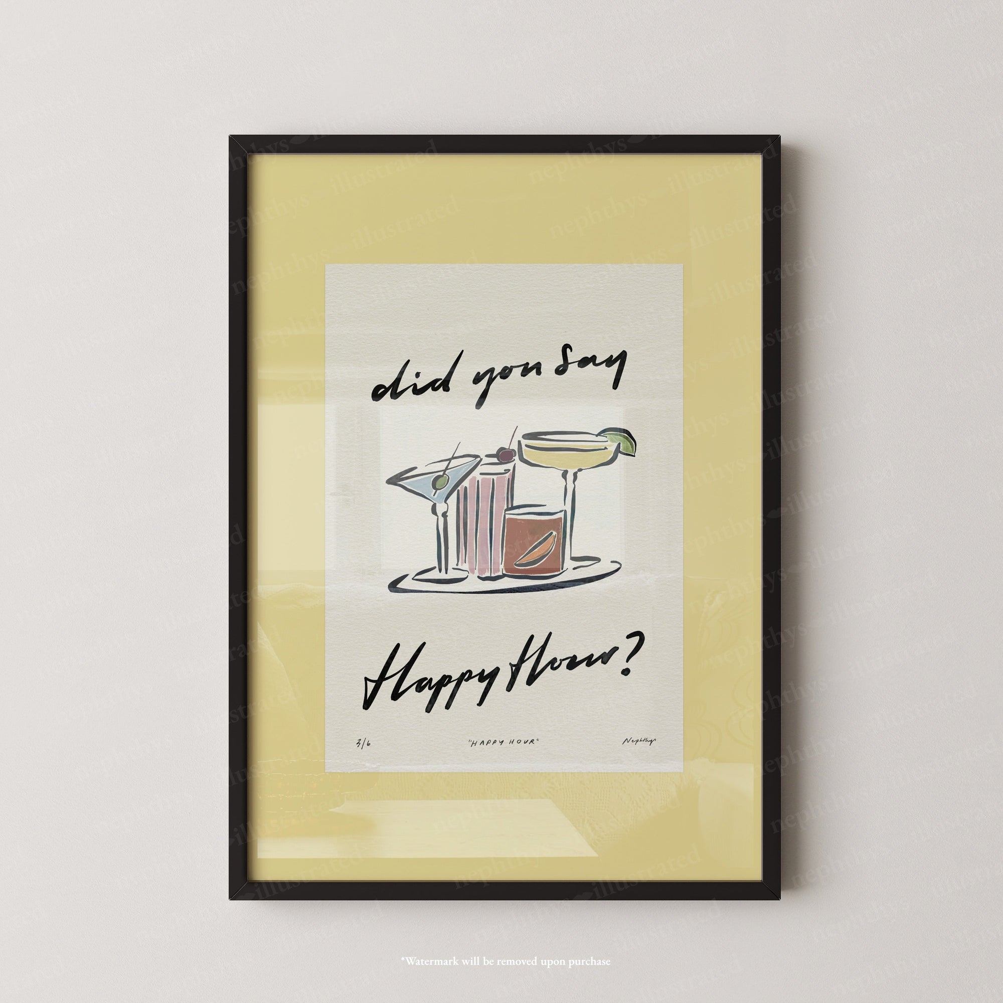 Happy Hour Print