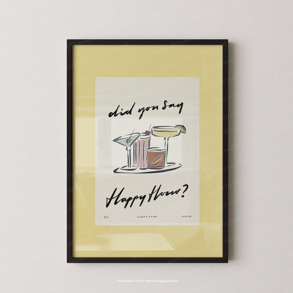 Happy Hour Print