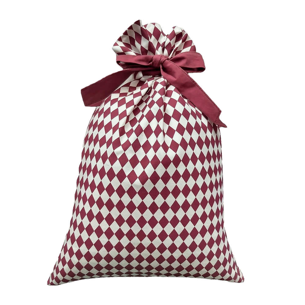 Harlequin Santa Sack - Mulled Wine