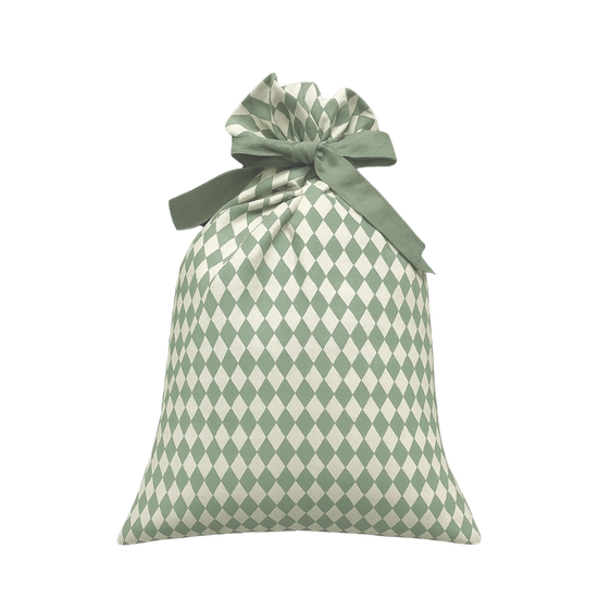 Harlequin Santa Sack - Winter Pine