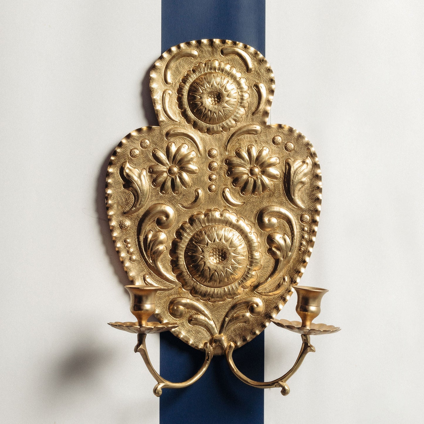 Daisy Brass Wall Sconce