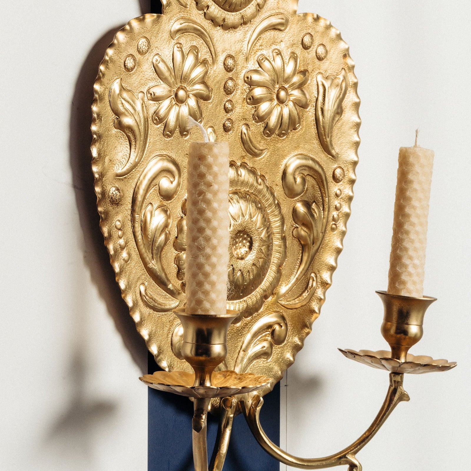 Daisy Brass Wall Sconce