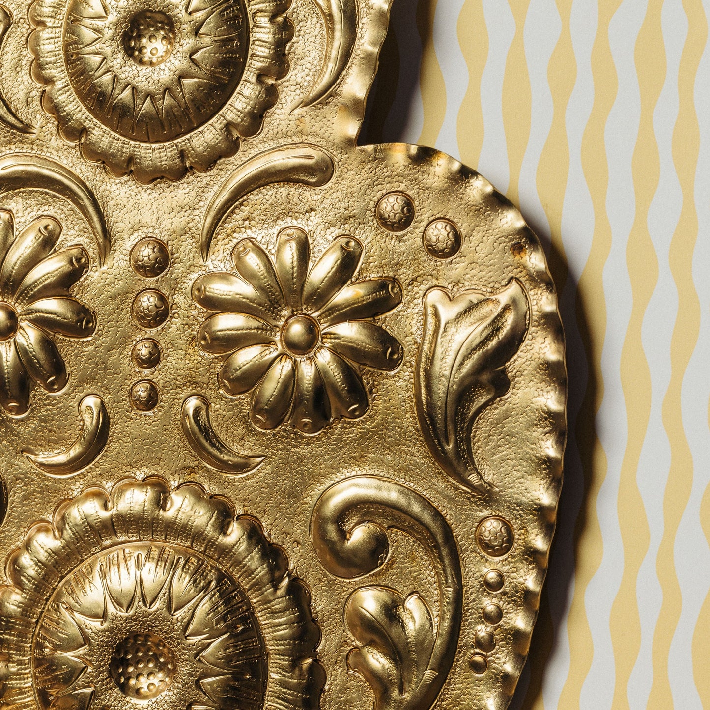 Daisy Brass Wall Sconce