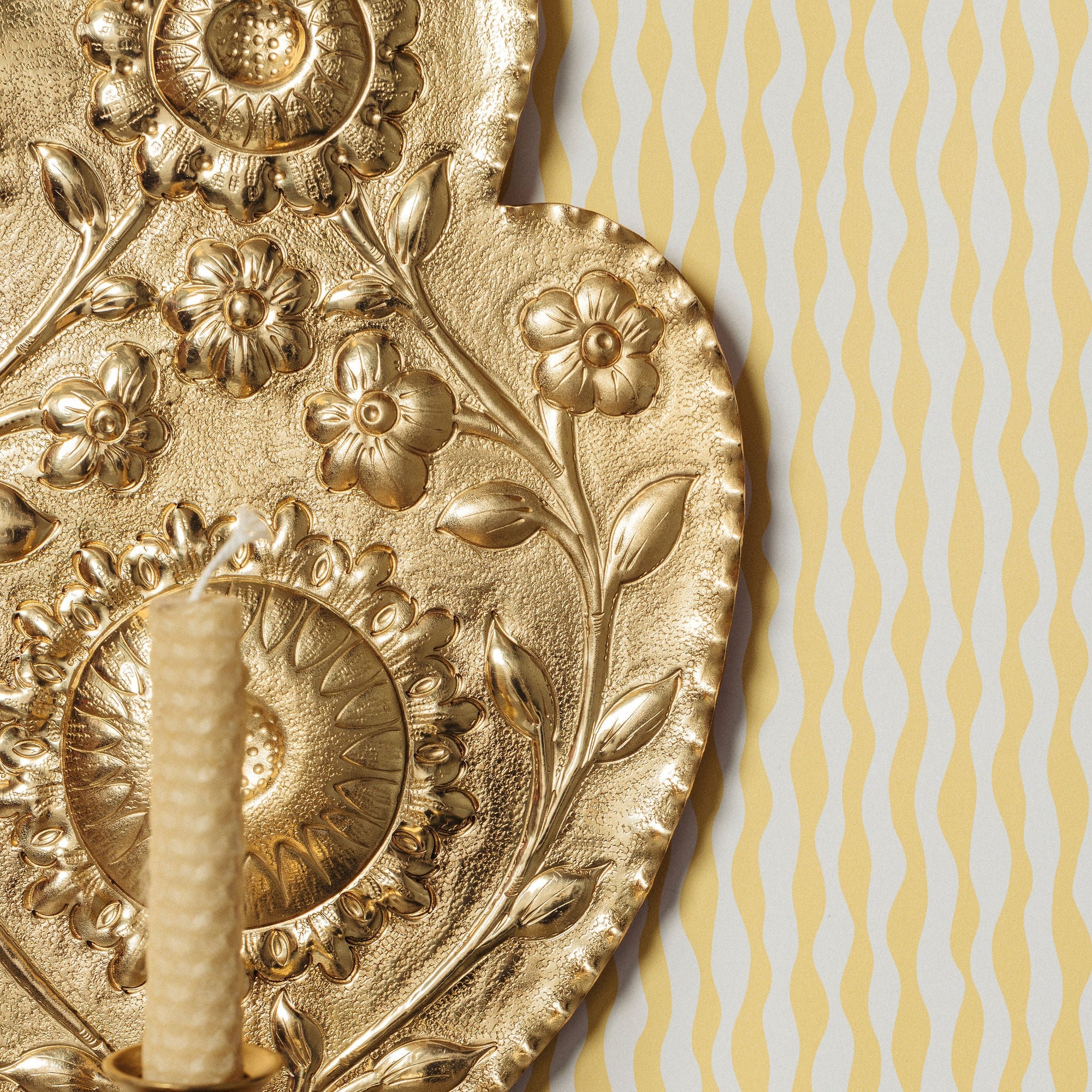 Buttercup Brass Wall Sconce