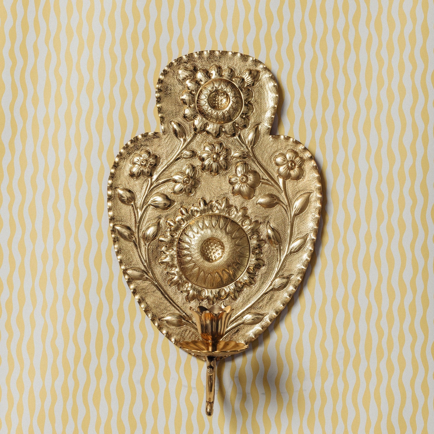 Buttercup Brass Wall Sconce