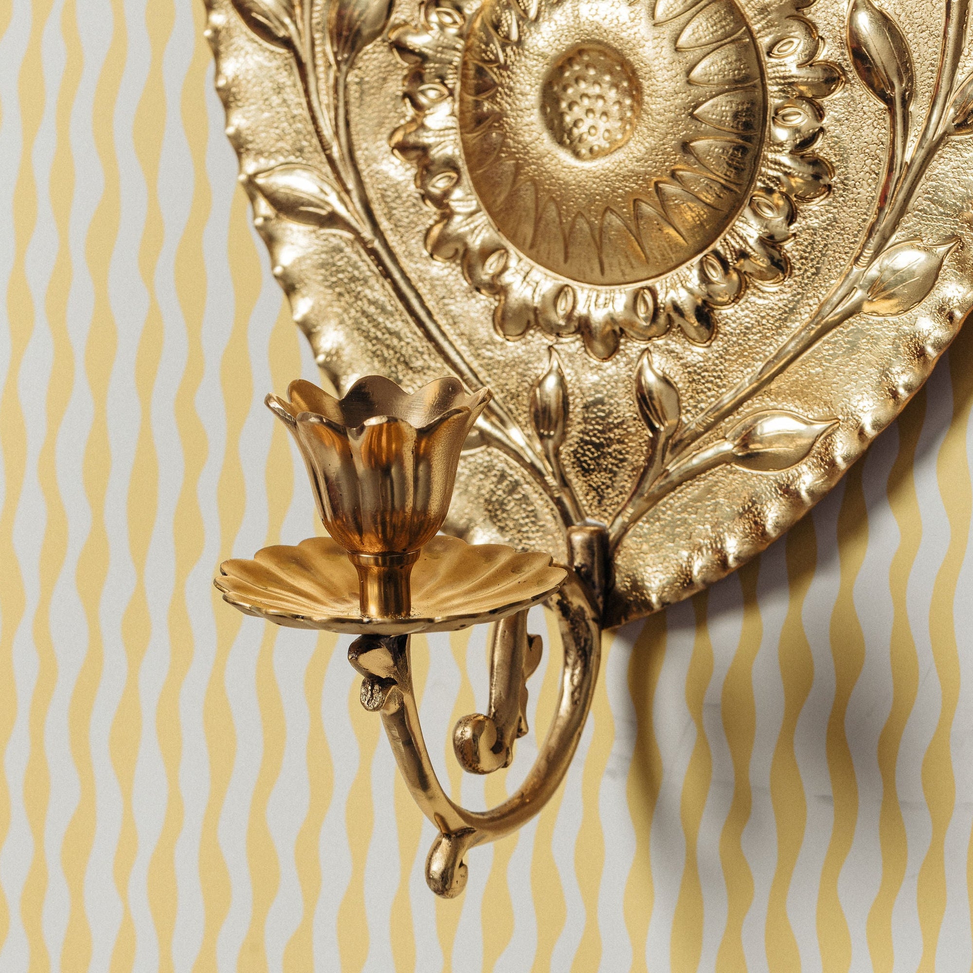 Buttercup Brass Wall Sconce