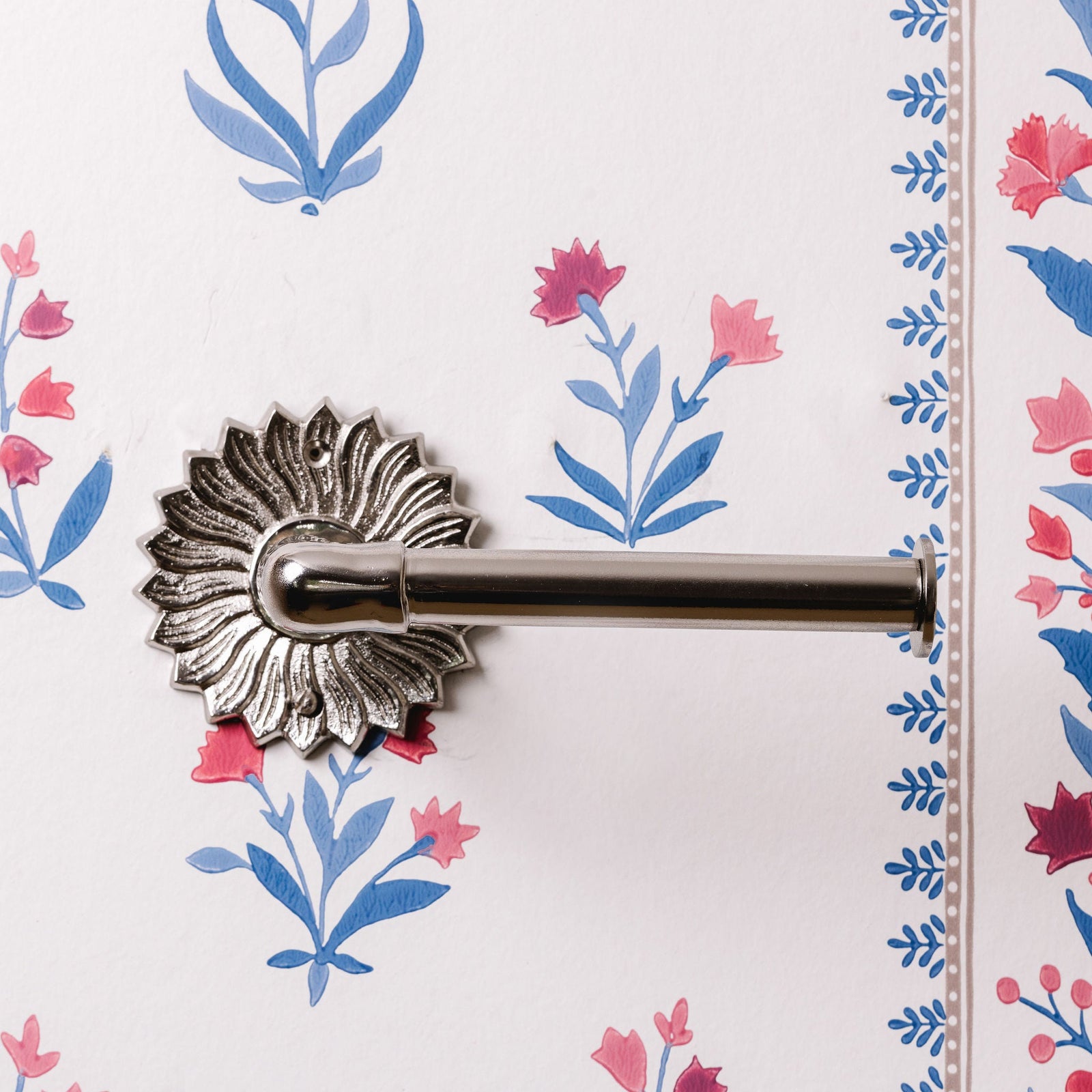 Sun Toilet Roll Holder, Lacquered Brass
