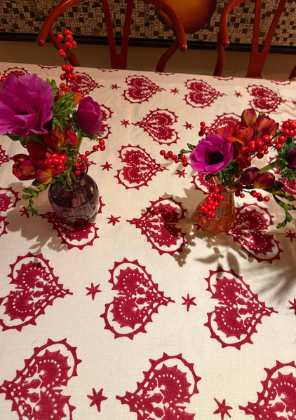 Heart Tablecloth