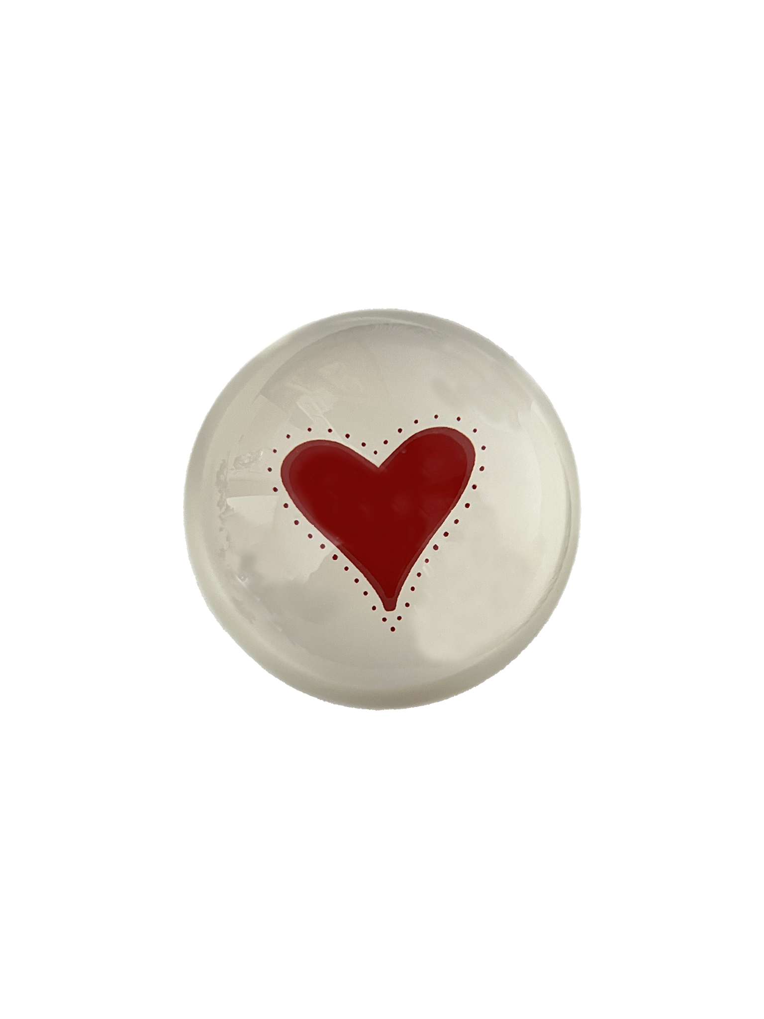 Decoupage Paperweight, Heart