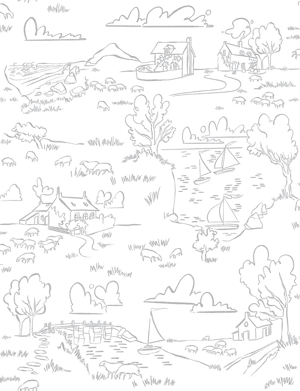 Helford Wallpaper – OVERCAST