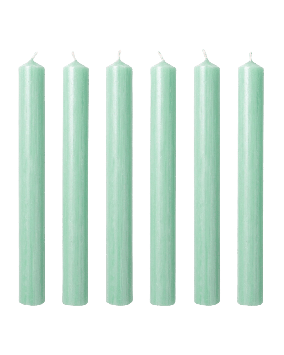 Hellebore Green Dinner Candles