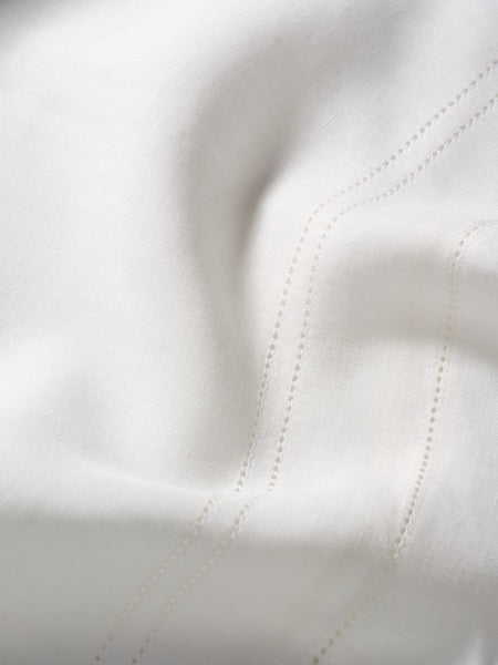 Top Sheet Hemstitch Ivory White