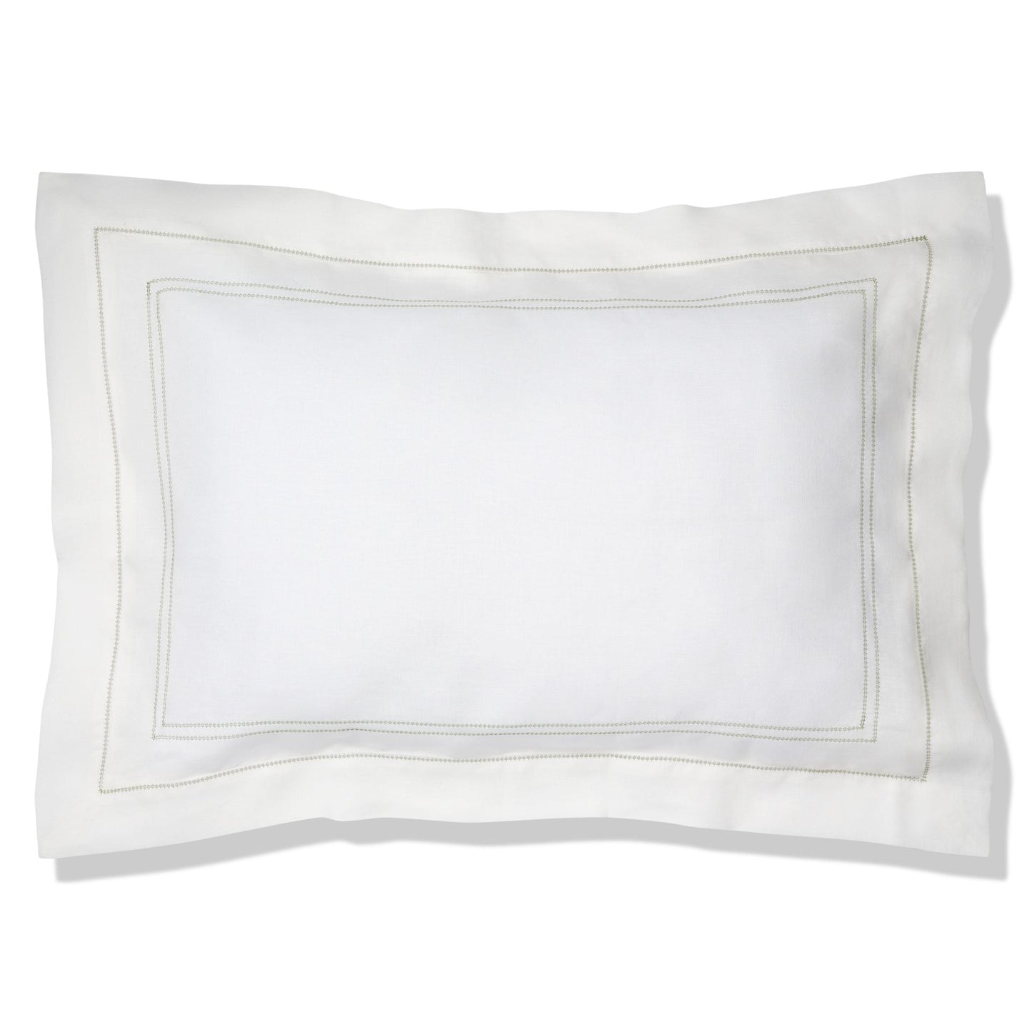 Bed Linen Set Hemstitch Botanical Green