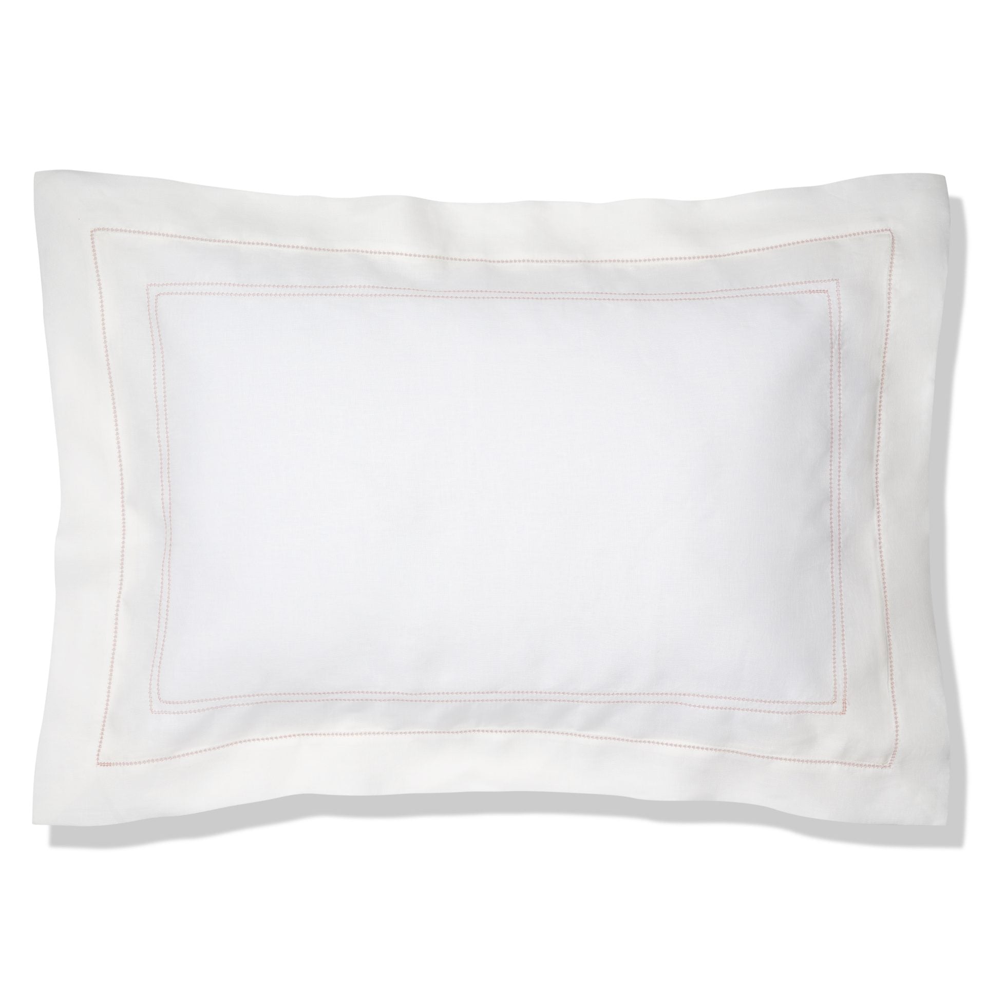 Bed Linen Set Hemstitch Coral