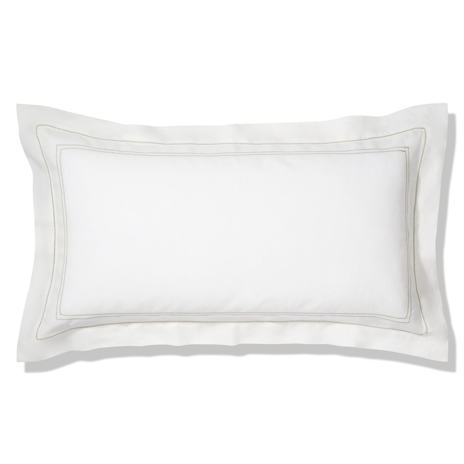Pillowcase Hemstitch Botanical Green