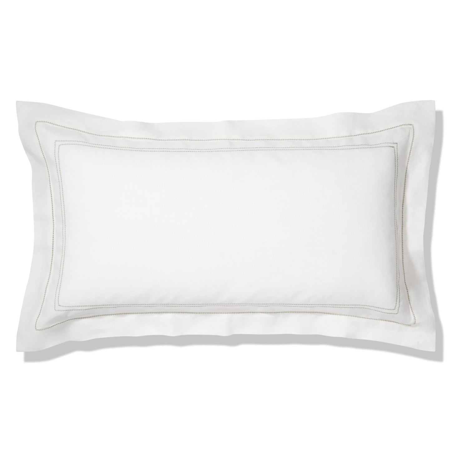 Pillowcase Hemstitch Botanical Green