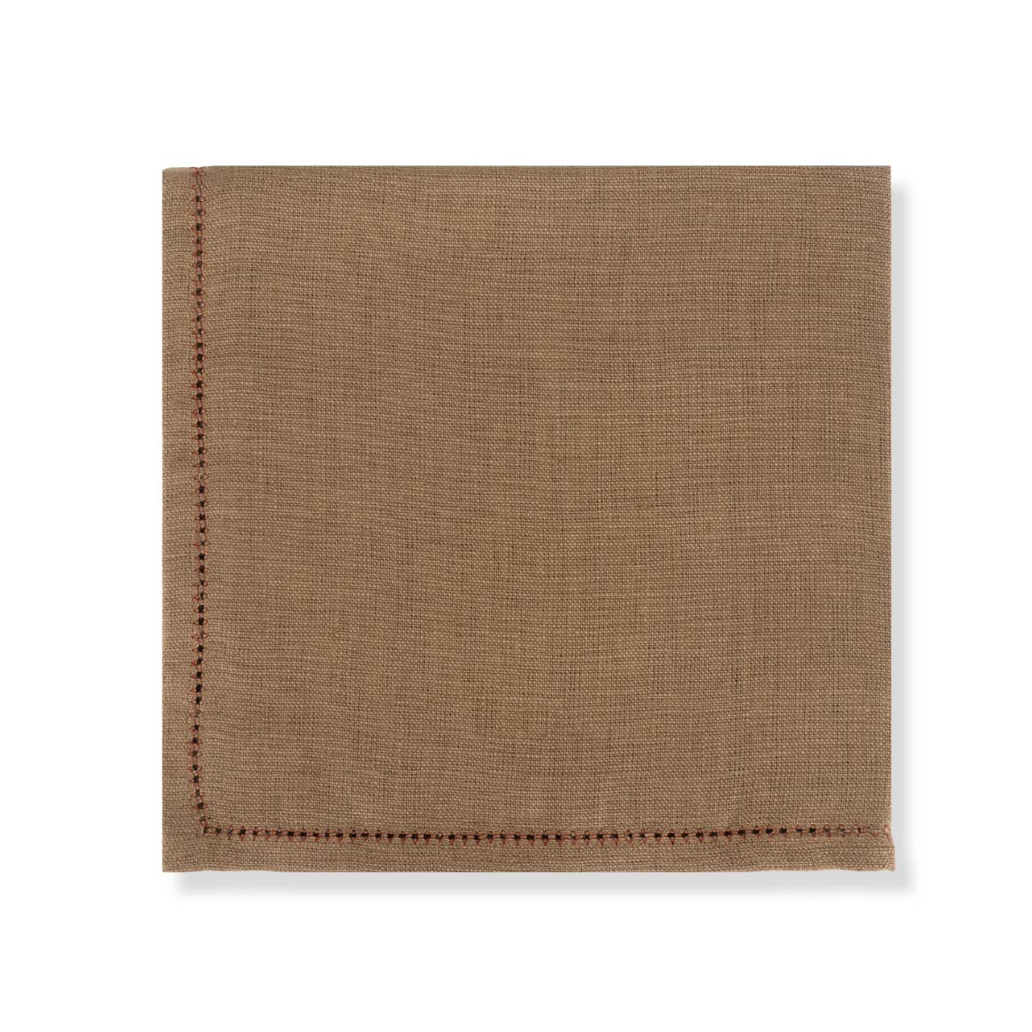 Set of Bronze Napkins with Ruslan Floral Embroidery