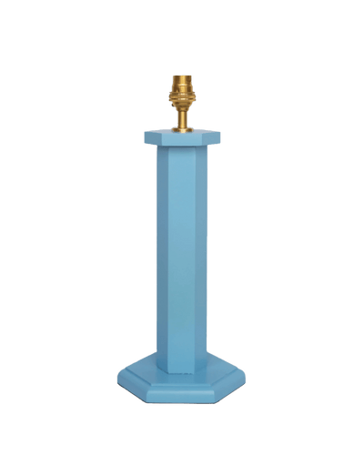 Hexagon Bedside Lamp Beaufort Blue Issy Granger 