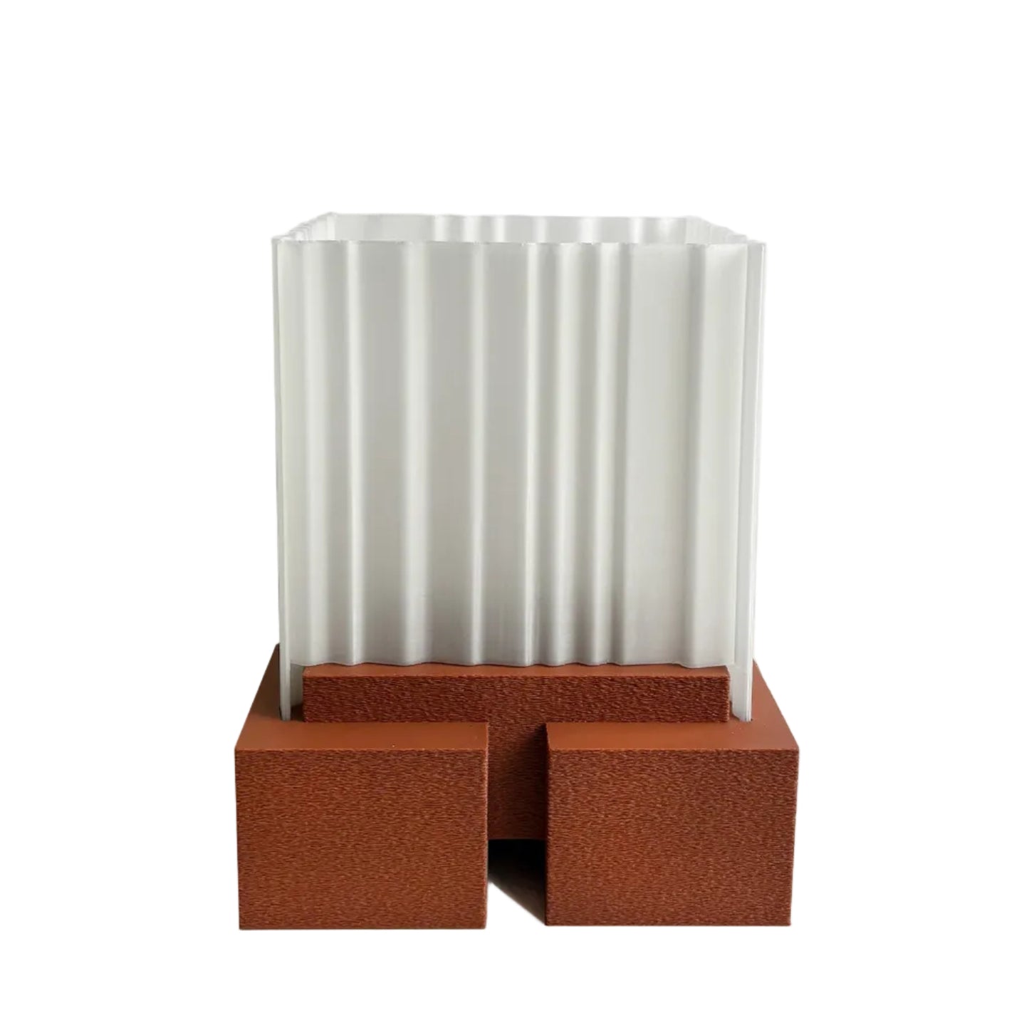 Hiko | 3D-Printed Lamp | Burnt Ochre