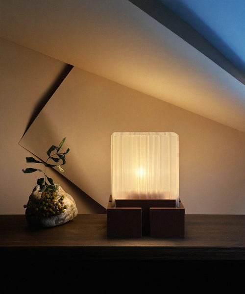 Hiko | 3D-Printed Lamp | Burnt Ochre