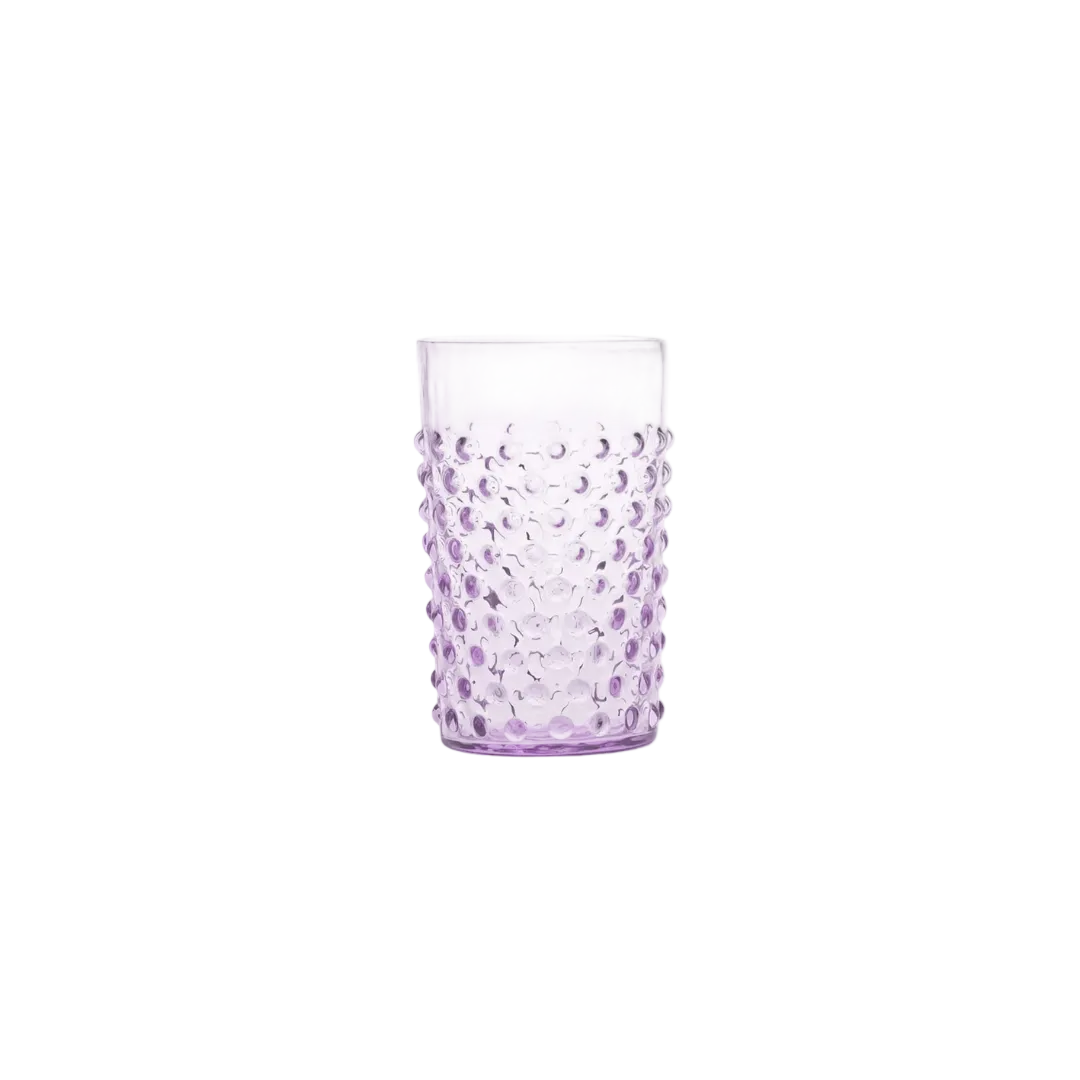 Hobnail Glasses Lilac - Set of 6