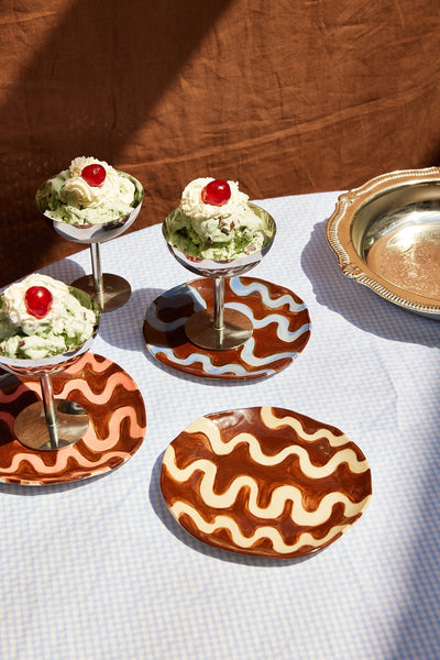 Vanilla Gelato Dessert Plate