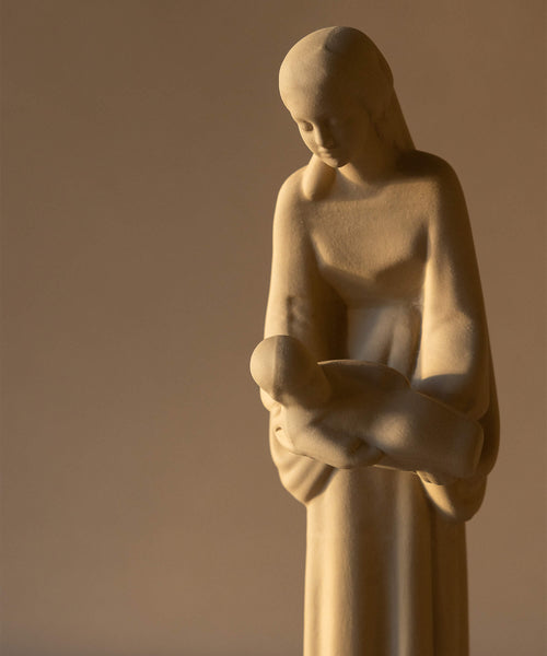 Virgin and Child - Raw Stoneware