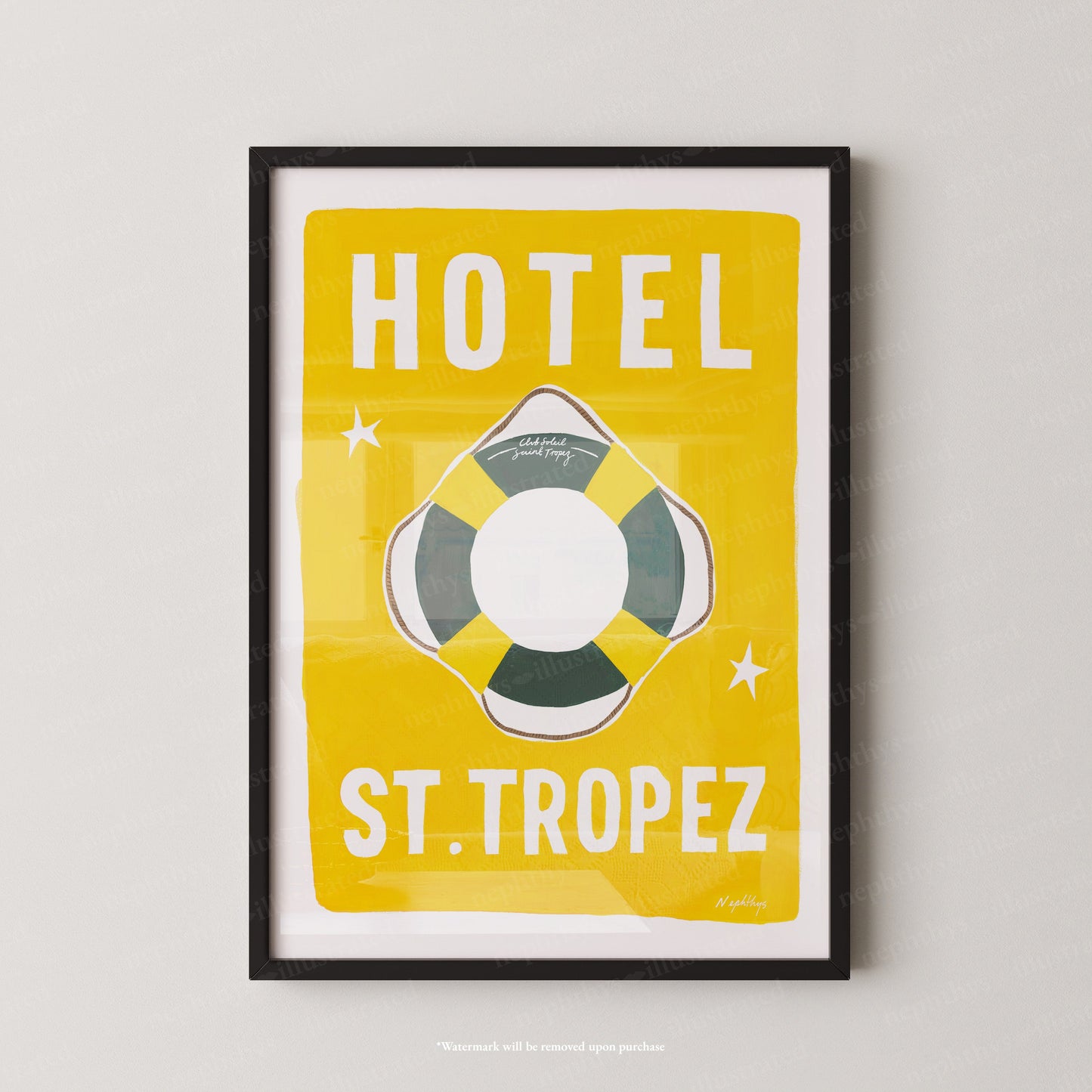 Hotel St.Tropez Print