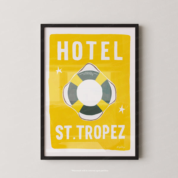 Hotel St.Tropez Print
