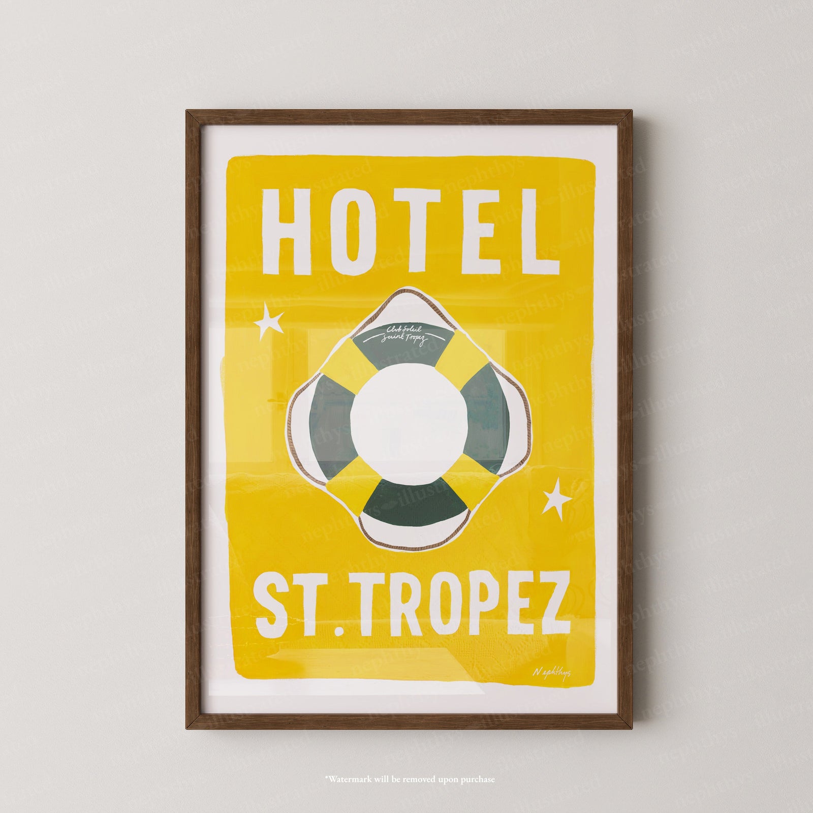 Hotel St.Tropez Print
