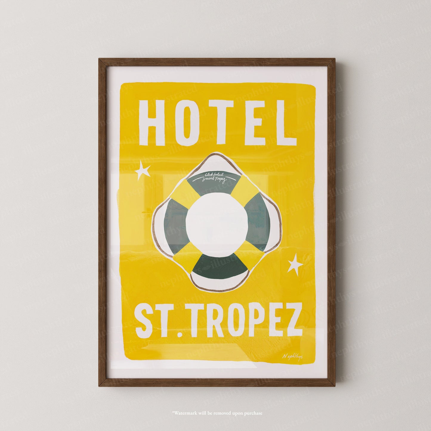 Hotel St.Tropez Print