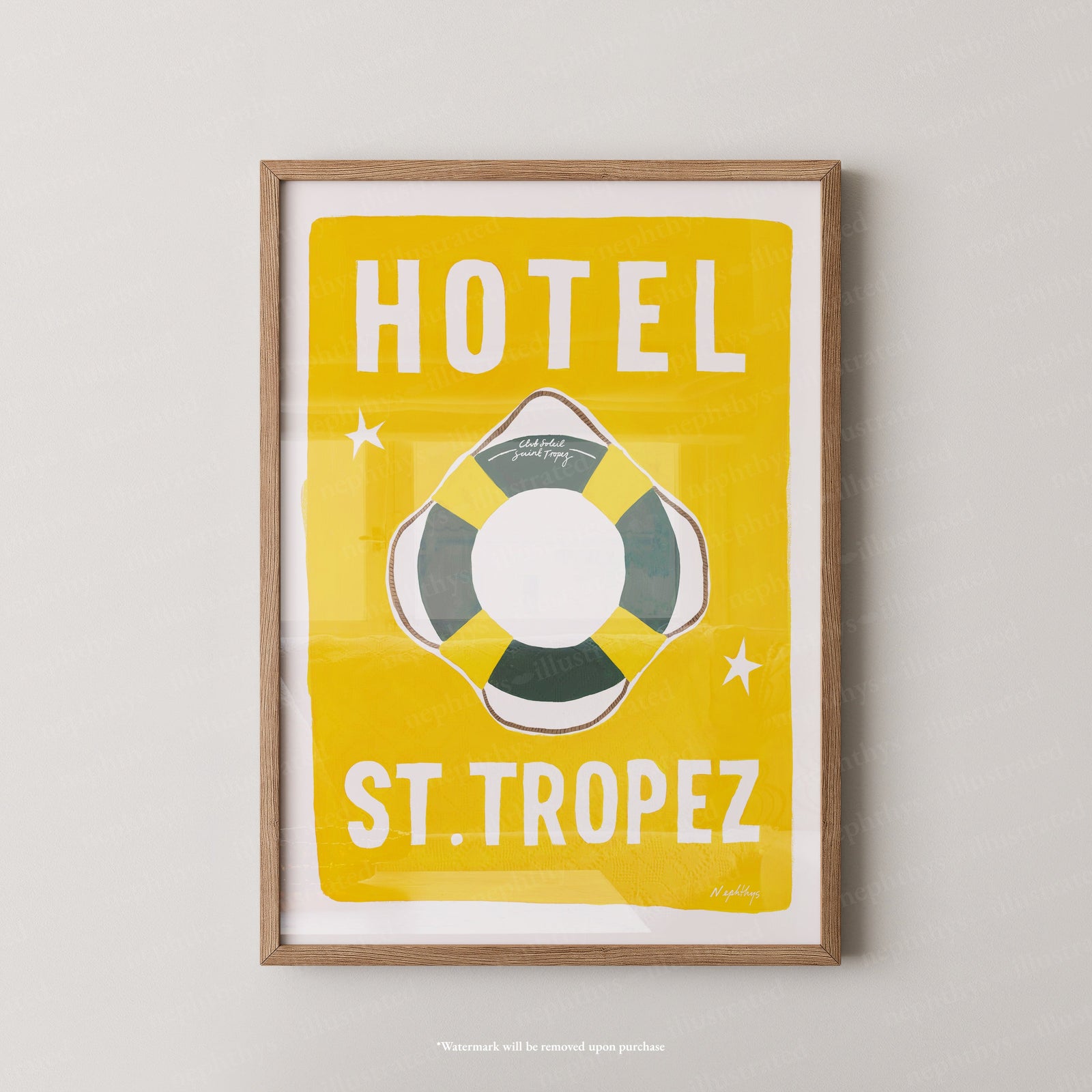 Hotel St.Tropez Print