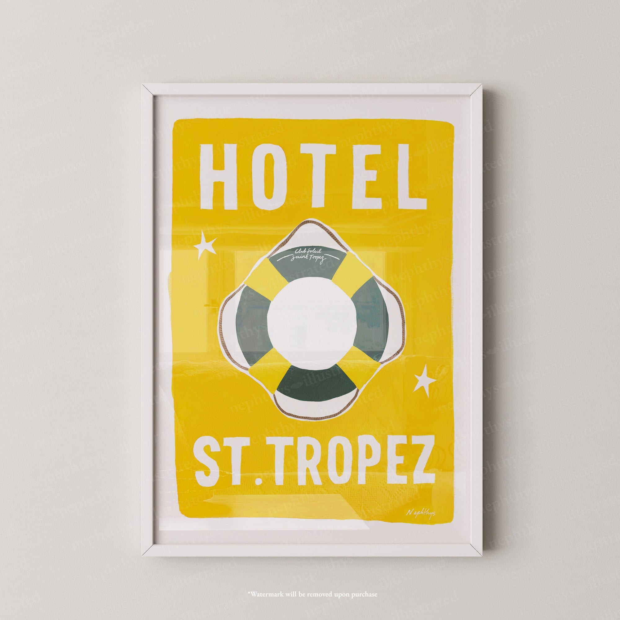 Hotel St.Tropez Print