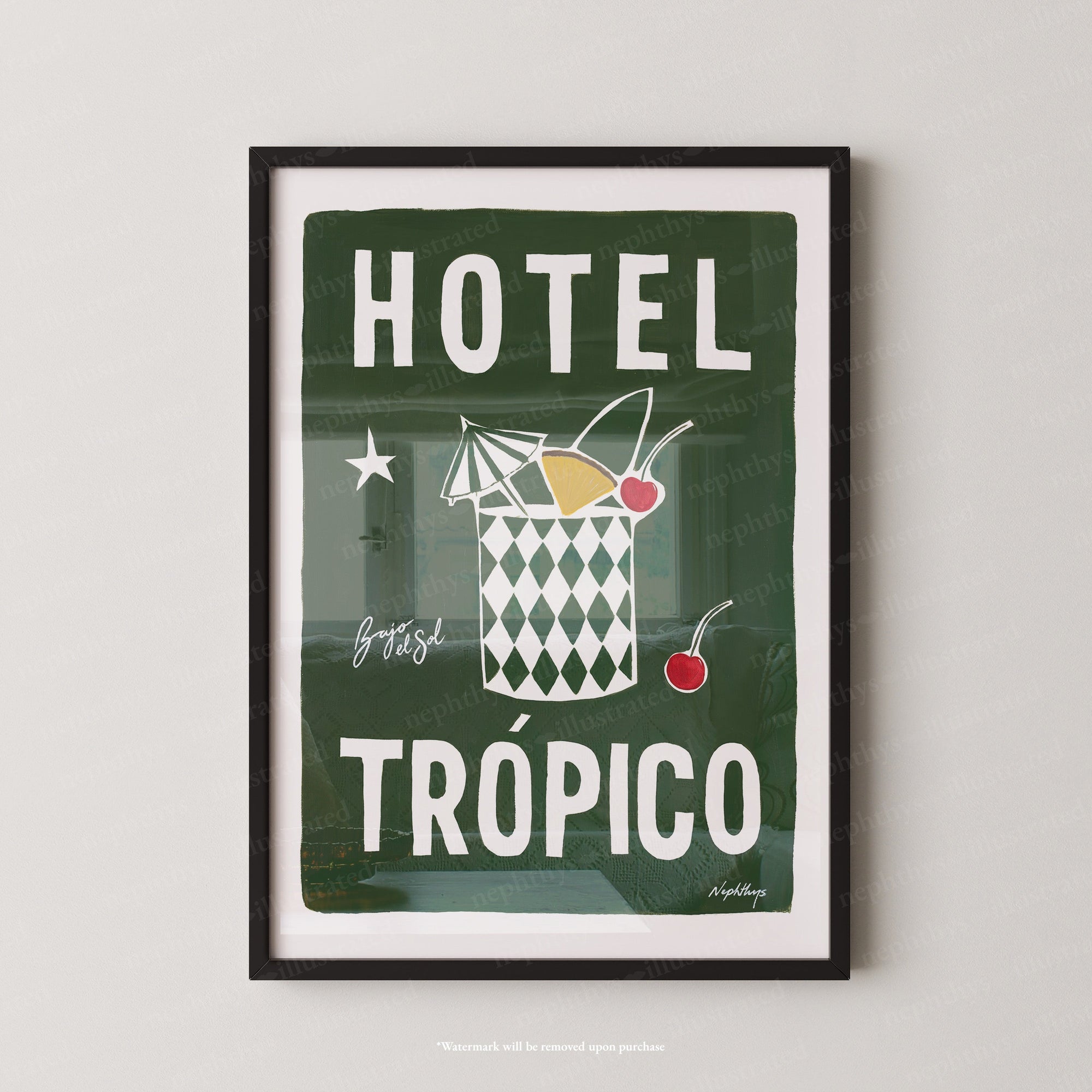 Hotel Tropico Print
