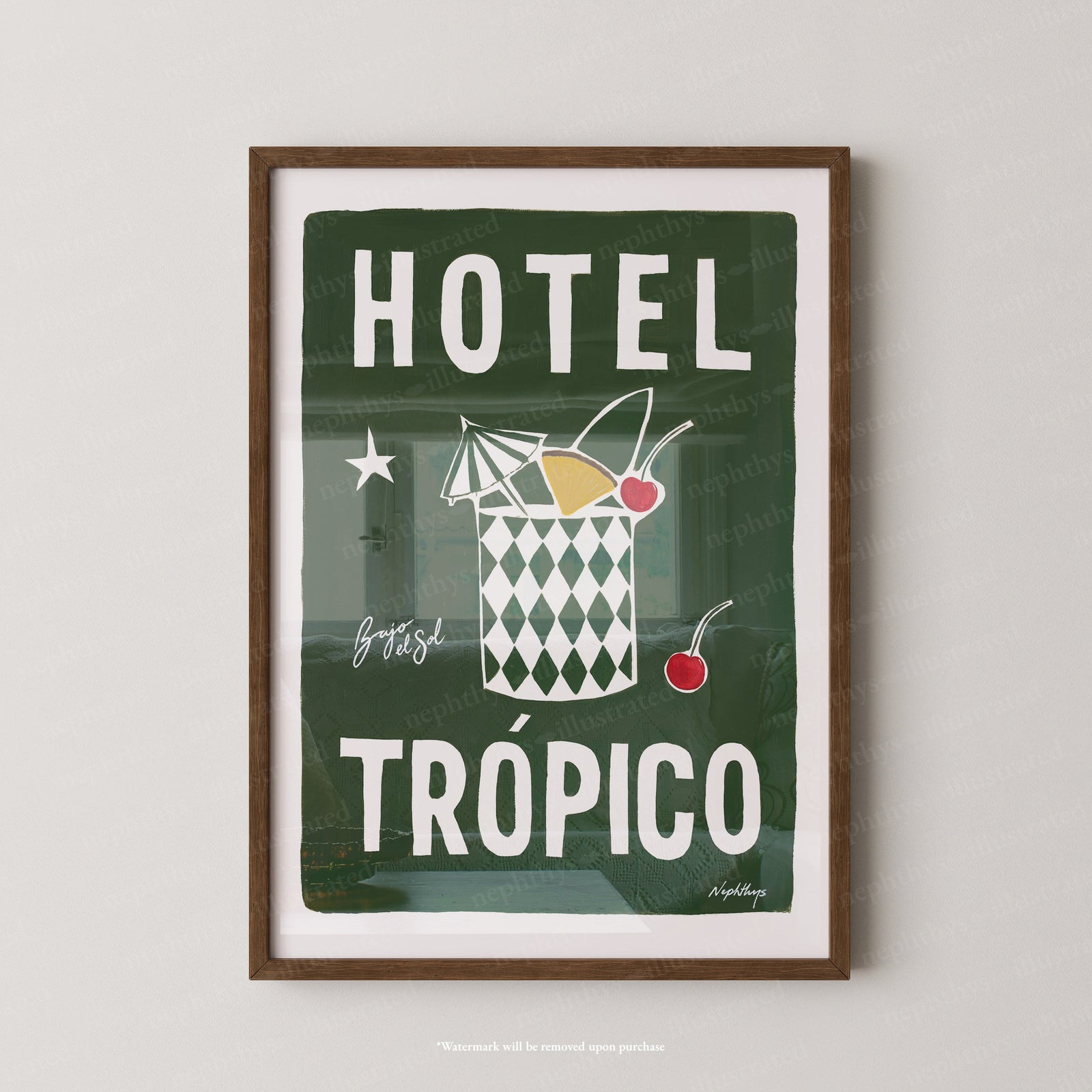 Hotel Tropico Print