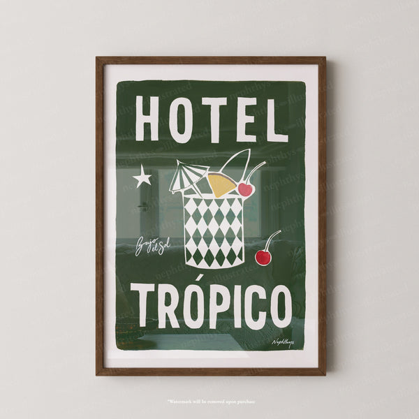 Hotel Tropico Print