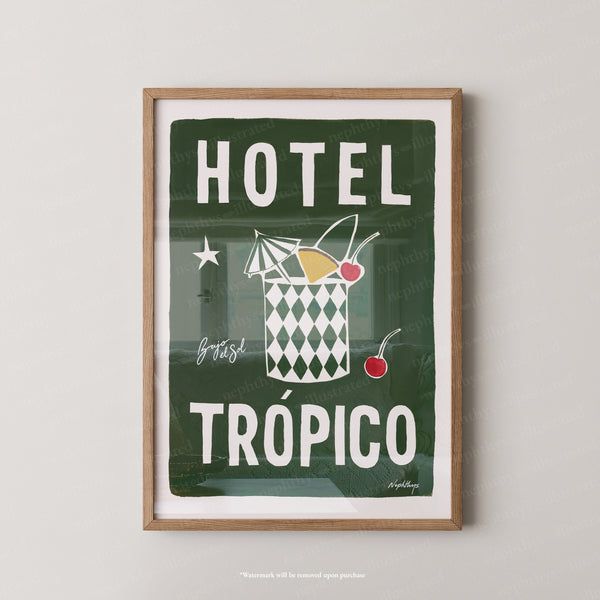 Hotel Tropico Print
