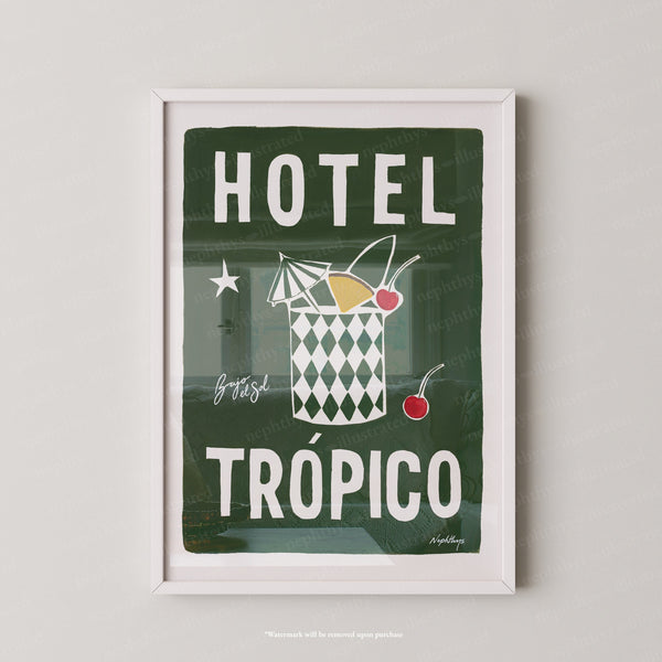 Hotel Tropico Print