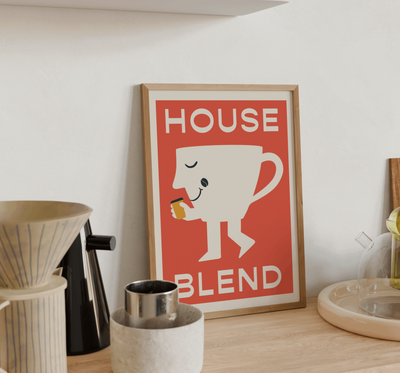 Coffee kitchen wall art. Modern kitchen art.