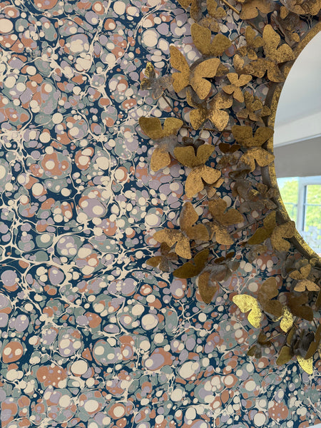 Marbled Wallpaper - 'Agate' Col: Driftwood - Non-Woven