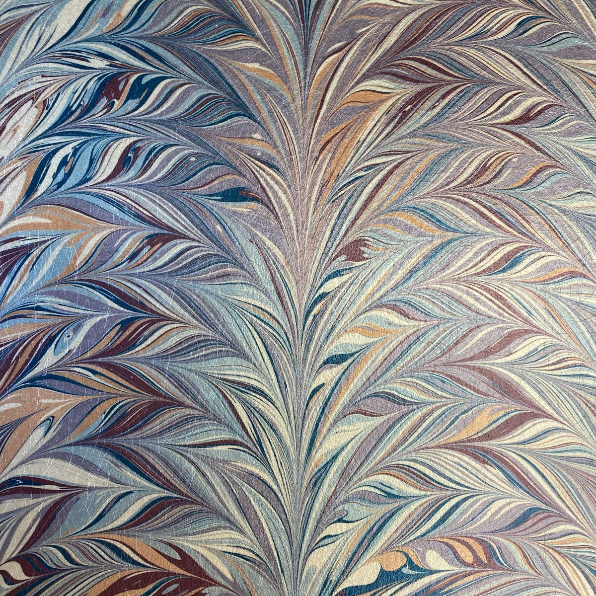 Marbled Wallpaper - 'Foxtail' Col: Woodstock - Mica Coated Non-Woven
