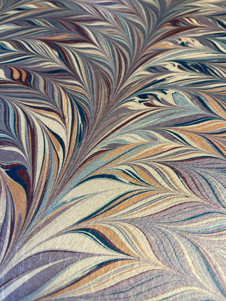 Marbled Wallpaper - 'Foxtail' Col: Woodstock - Mica Coated Non-Woven
