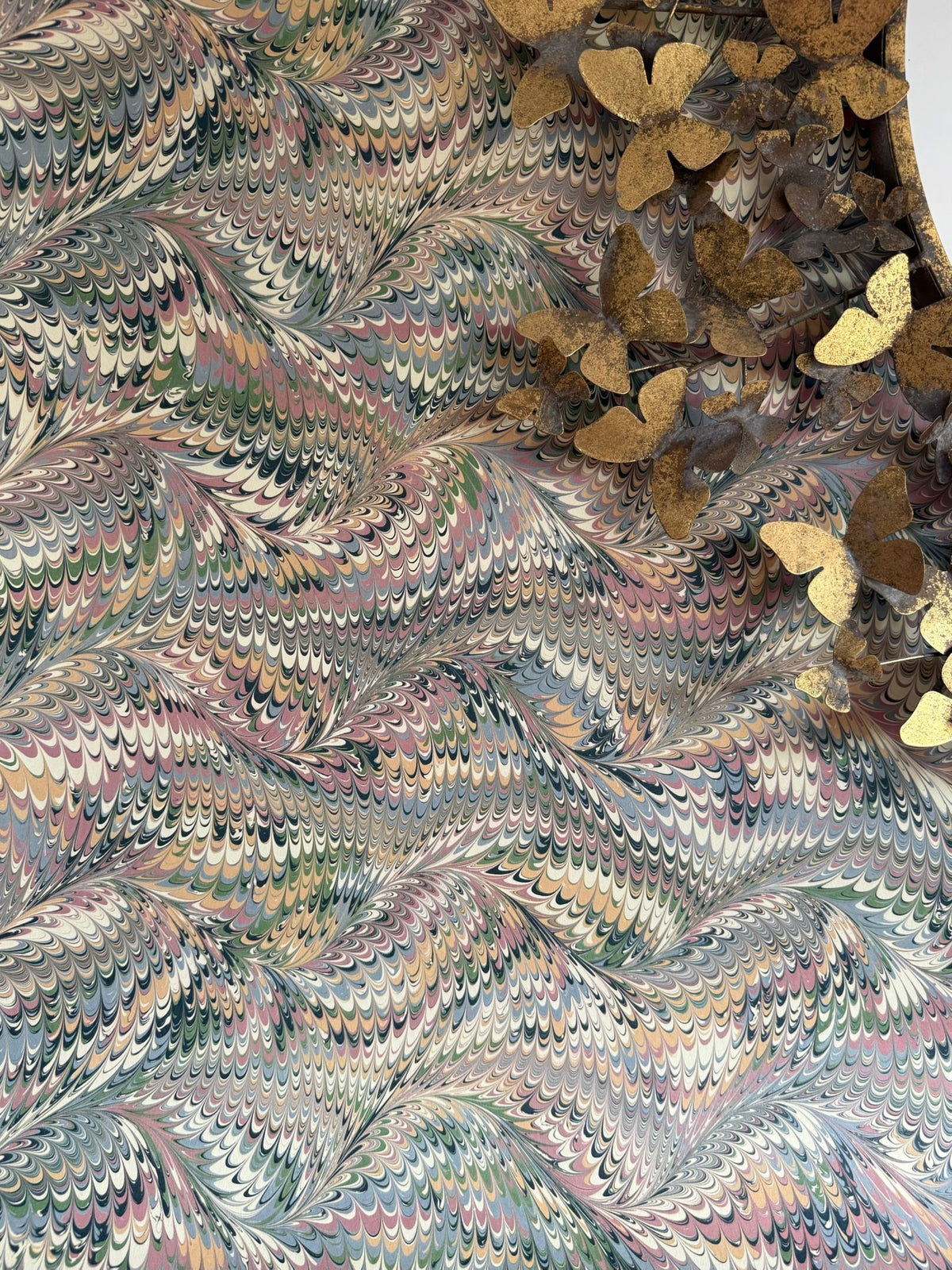 Marbled Wallpaper - 'Whirl' Col: Dalloway - Non-Woven