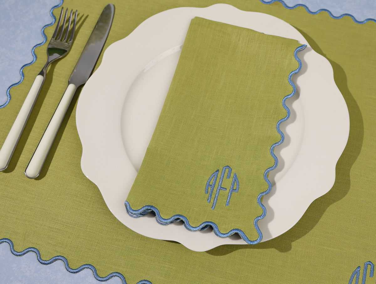 The Vivienne Linen Dinner Napkins - Limerick